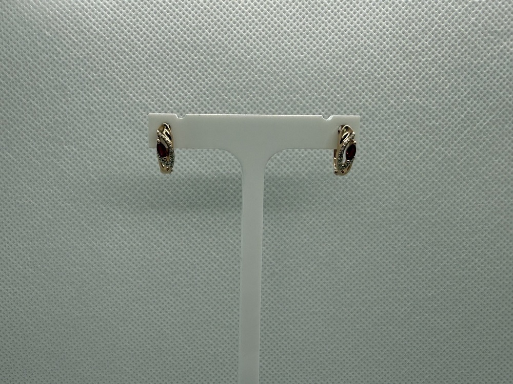 СКМИ585 СЕРЬГИ С КАМНЯМИ (Au 585)