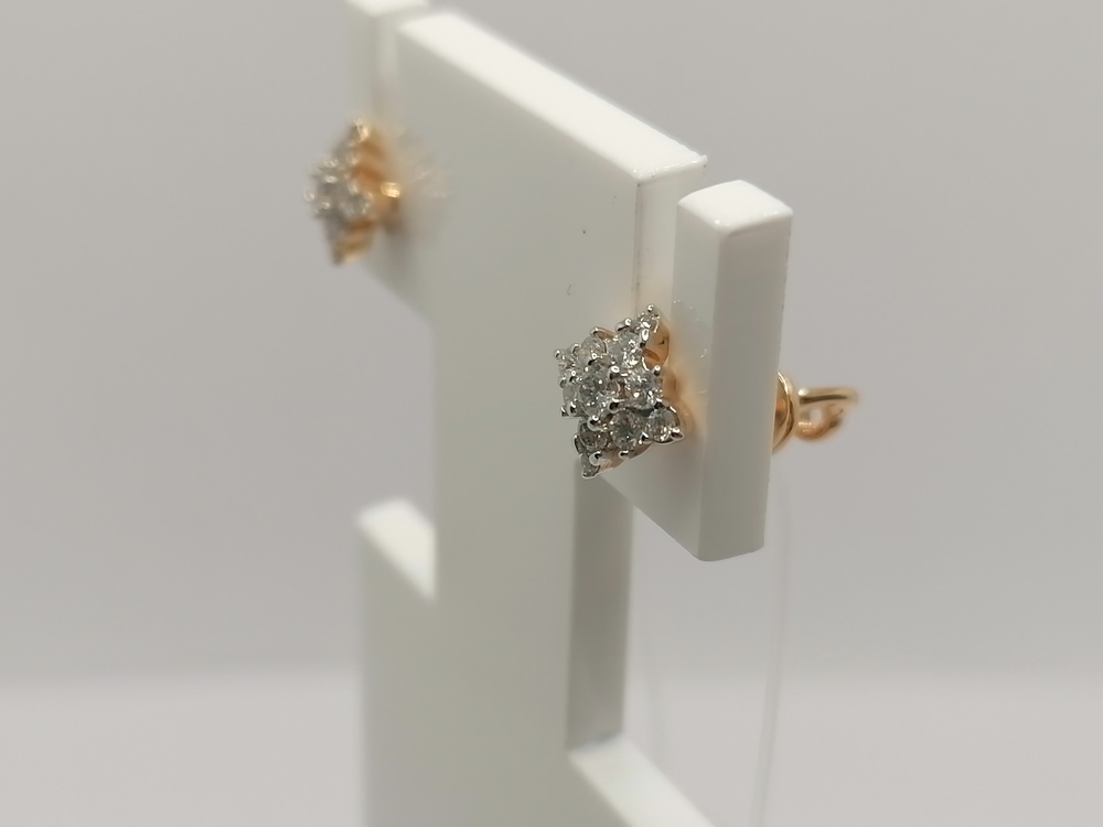 СЕРЬГИ ПУСЕТЫ Бриллиант (Au 585)