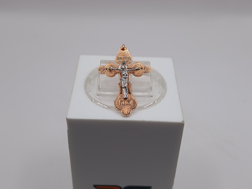 ПОДВЕСКА КРЕСТ без камня (Au 585)