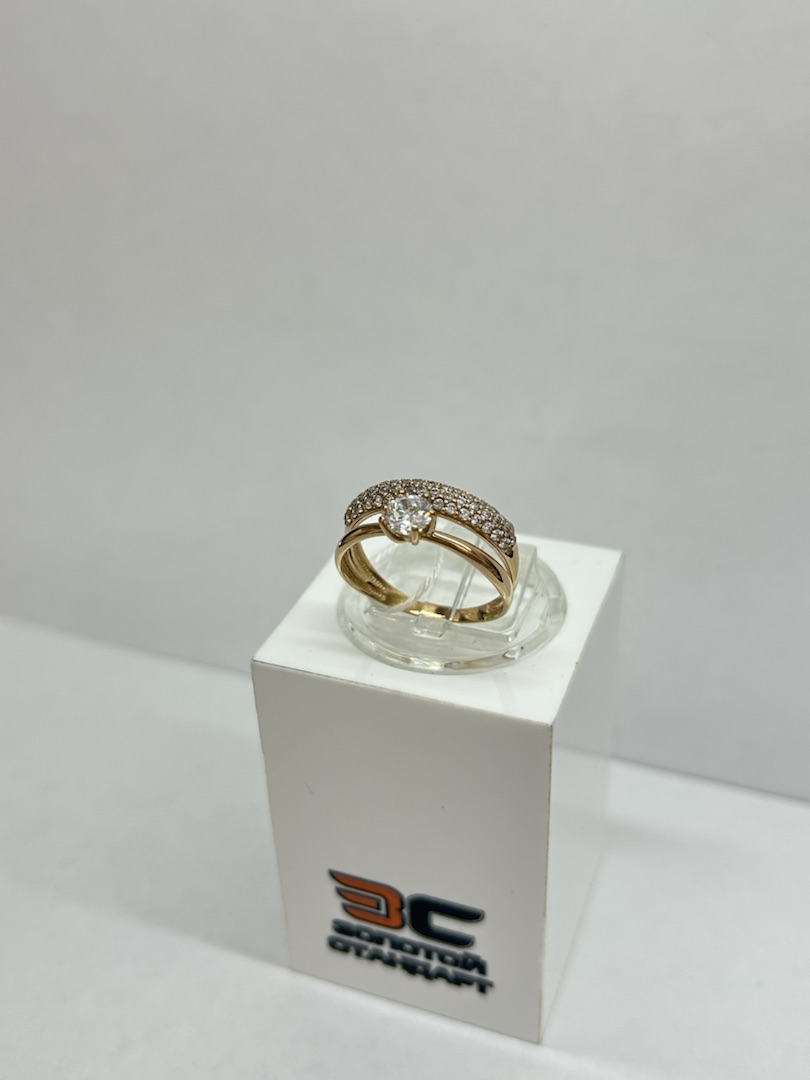 КОЛКМИ585 КОЛЬЦО С КАМНЯМИ (Au 585)