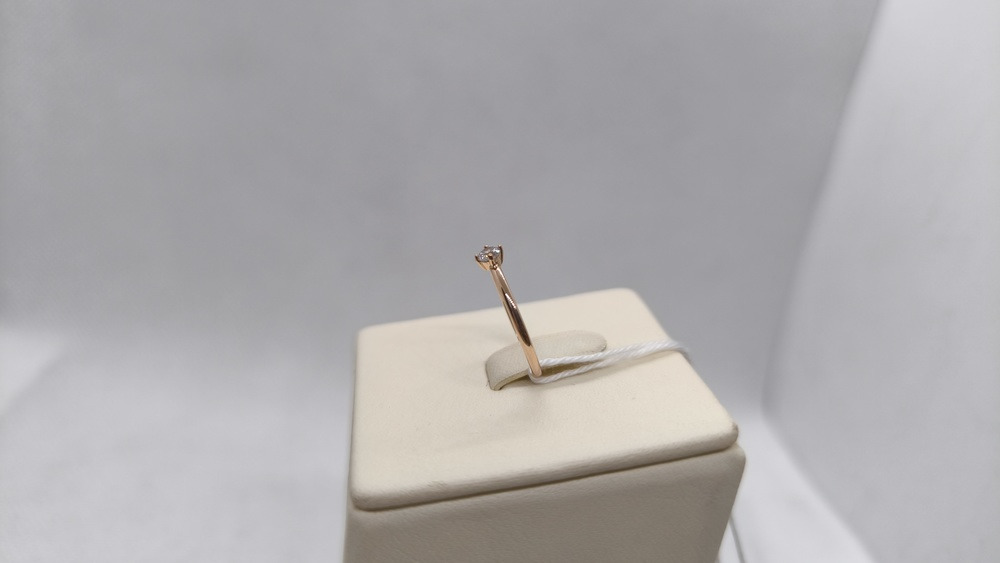 КОЛКМ585 КОЛЬЦО С КАМНЕМ (Au 585)