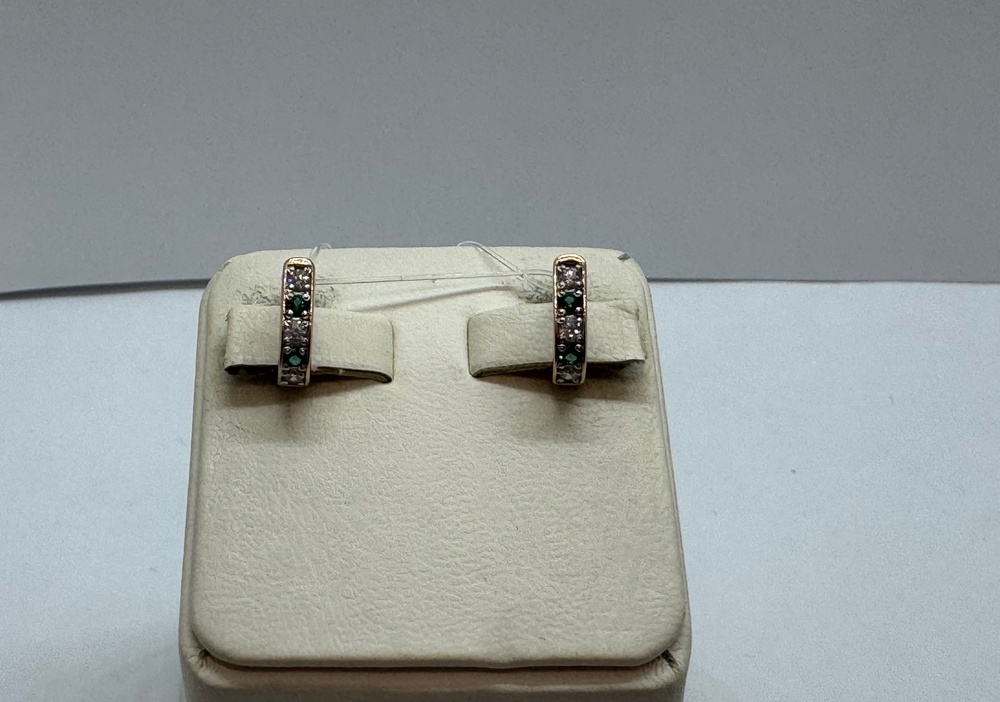 СЕРЬГИ С КАМНЯМИ (Au 585)