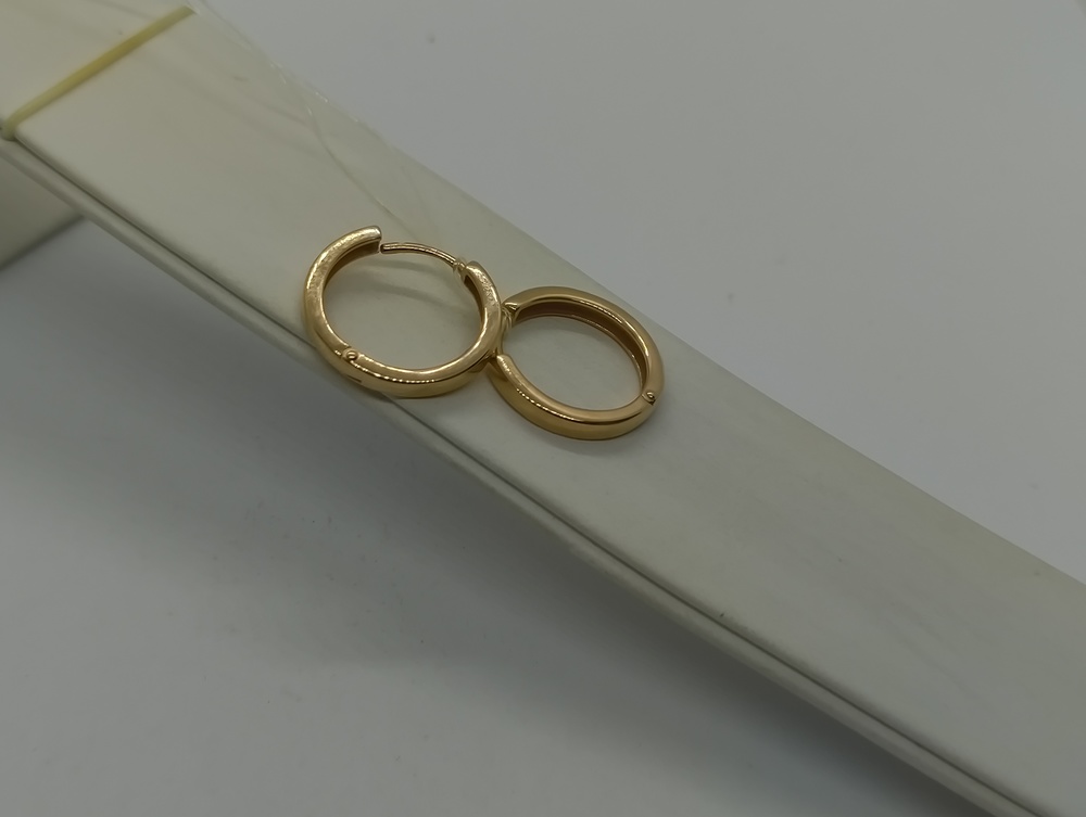 СЕРЬГИ БЕЗ КАМНЯ (Au 585)