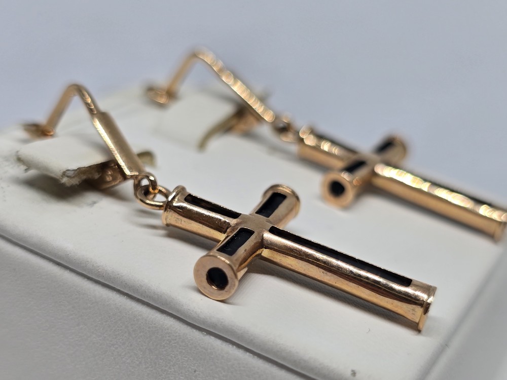 12209 СЕРЬГИ КАУЧУК (Au 585)