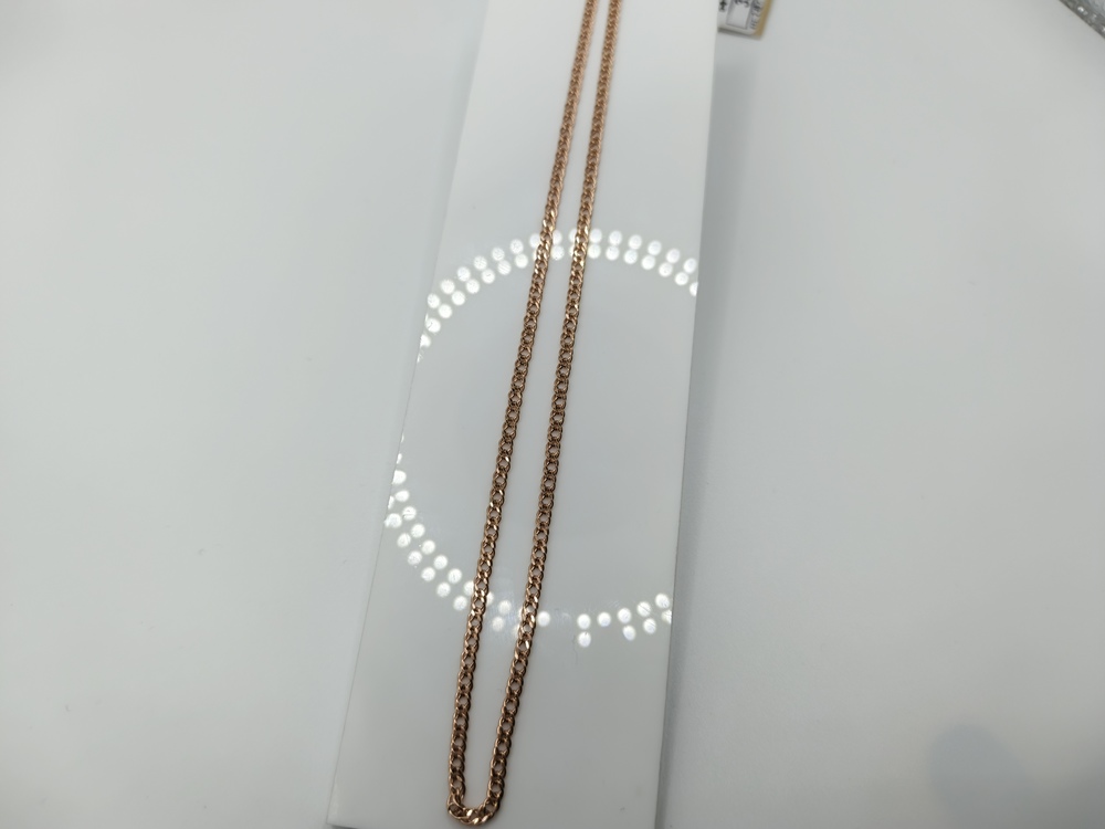 ЦЕПЬ ПУСТОТЕЛАЯ Ромб двойной (Au 585)