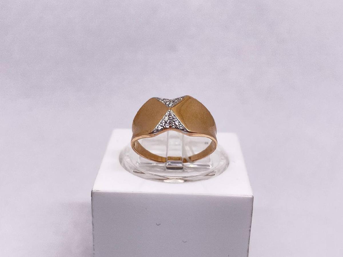 КОЛЬЦО С КАМНЯМИ (Au 585)