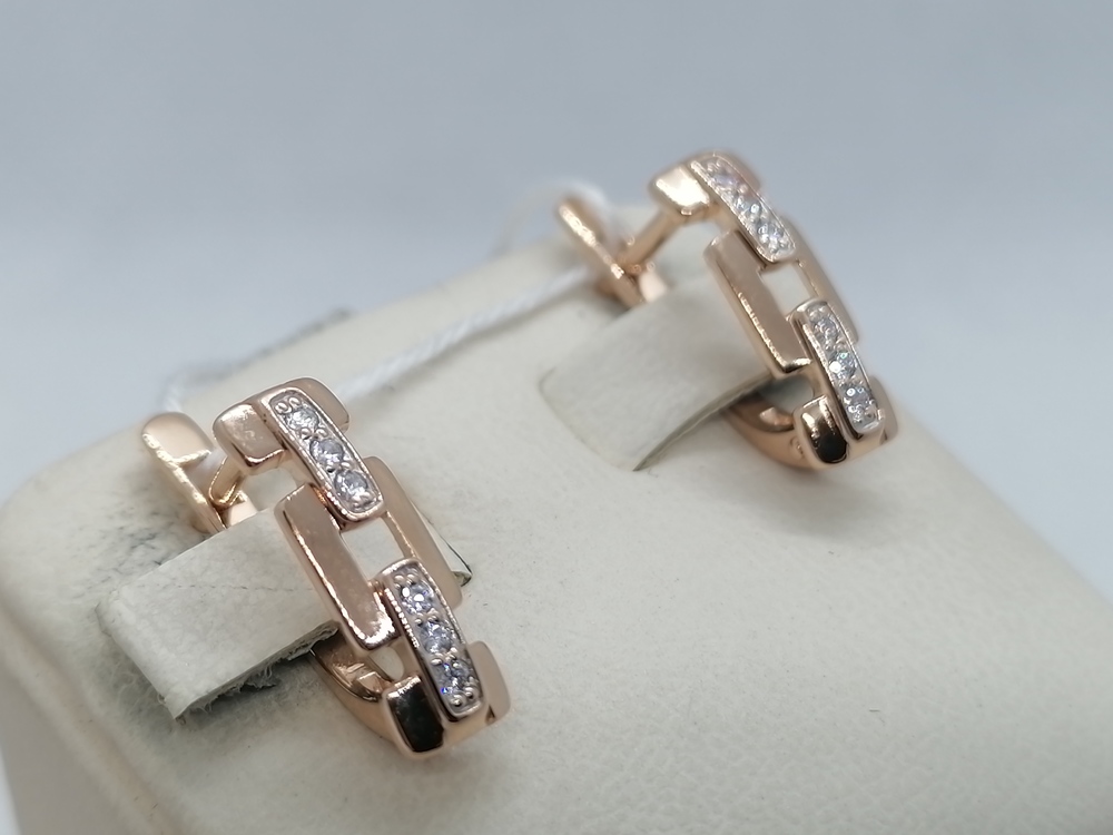 СЕРЬГИ С КАМНЯМИ (Au 585)