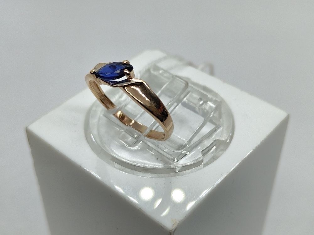 КОЛКМ585 КОЛЬЦО С КАМНЕМ (Au 585)