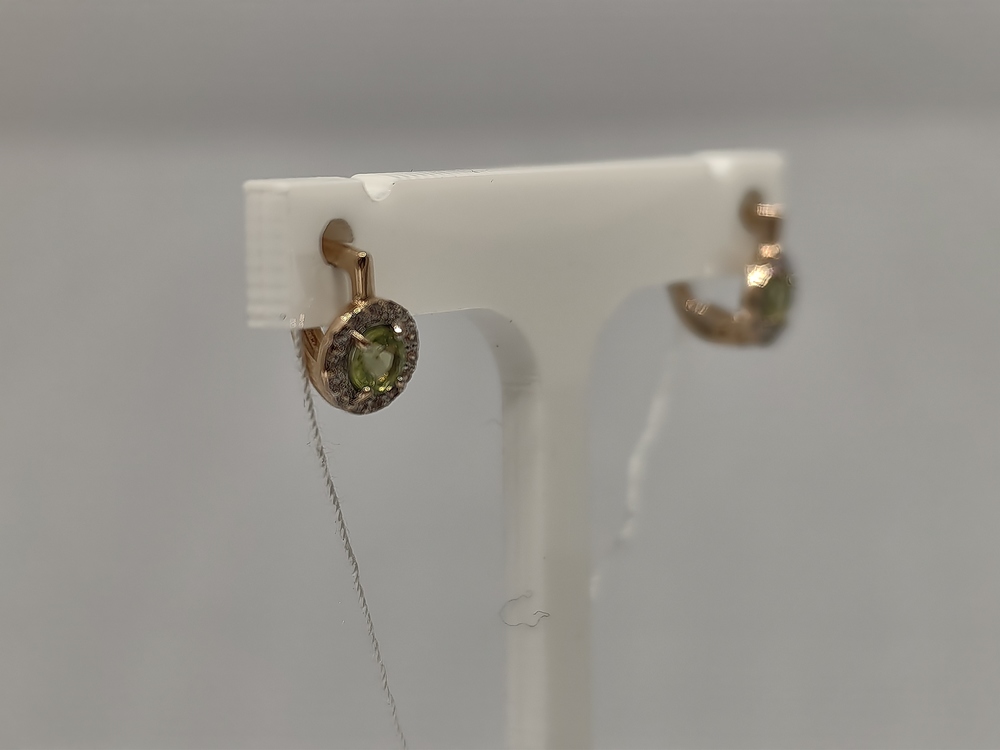 СЕРЬГИ С КАМНЯМИ (Au 585)