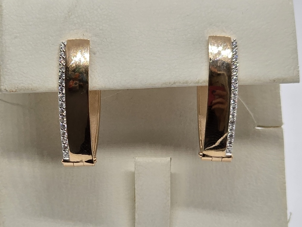 903-00395-10-00-20-00 СЕРЬГИ С КАМНЯМИ (Au 585)