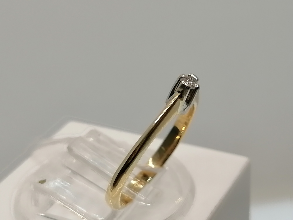 КОЛЬЦО БРИЛЛИАНТ Au 585