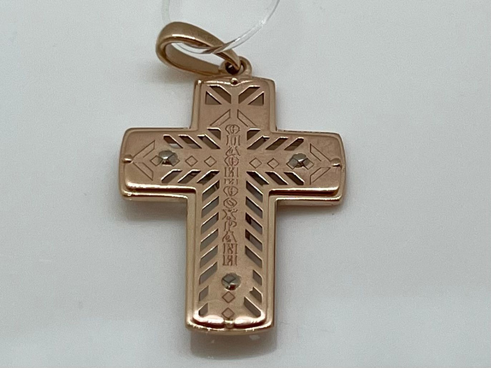 51-131-01414-1 ПОДВЕСКА КРЕСТ (Au 585)