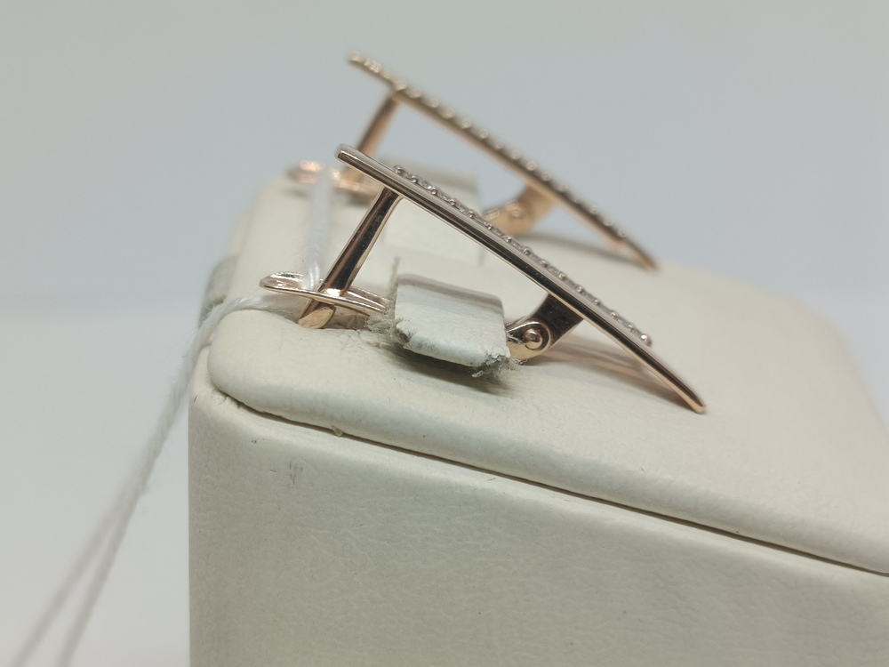 СЕРЬГИ С КАМНЯМИ (Au 585)