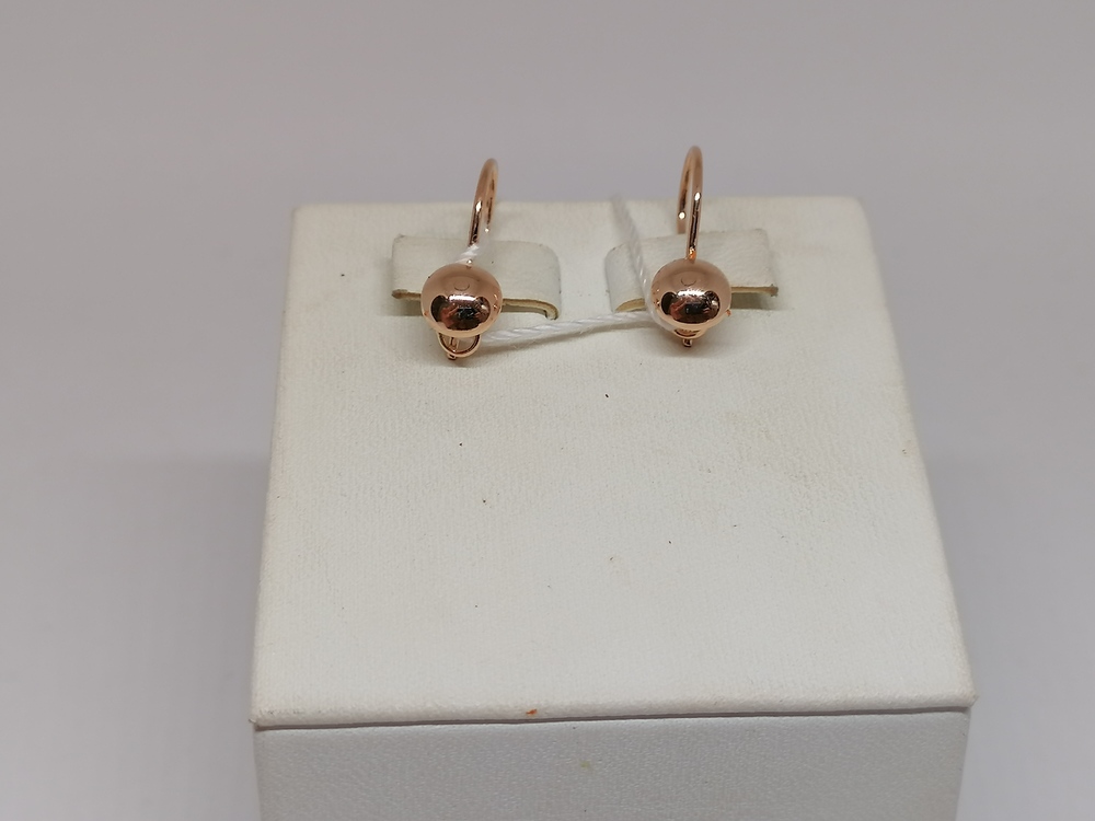 СЕРЬГИ БЕЗ КАМНЯ (Au 583)