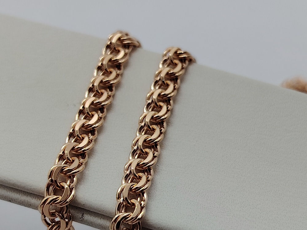 ЦЕПЬ ПУСТОТЕЛАЯ Бисмарк (Au 585)