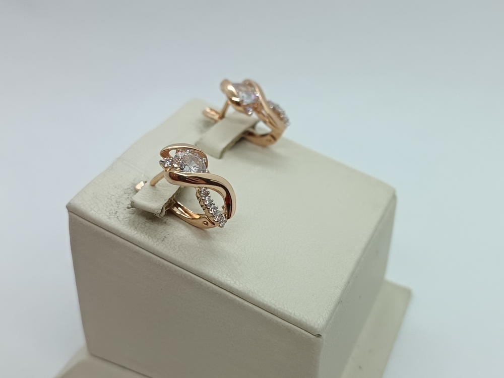 СЕРЬГИ С КАМНЯМИ (Au 585)