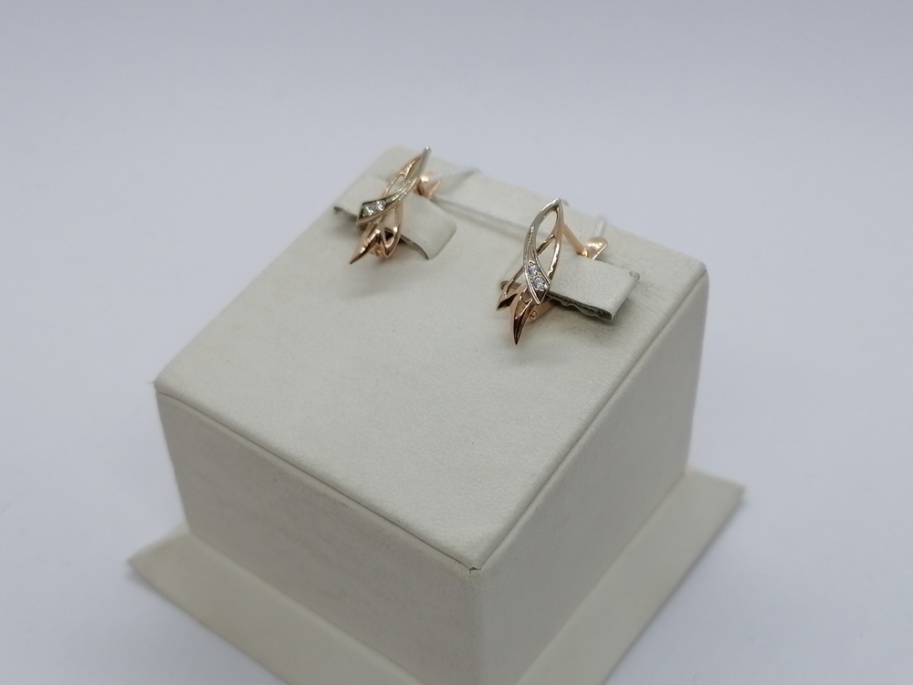 СЕРЬГИ С КАМНЯМИ (Au 585)