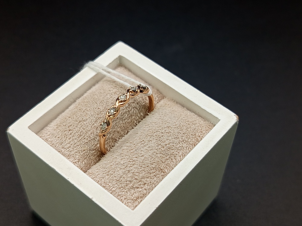 КОЛЬЦО БРИЛЛИАНТ Au 585