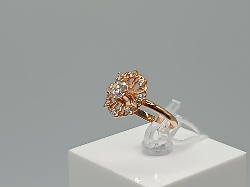 КОЛКМИ585 КОЛЬЦО С КАМНЯМИ (Au 585)