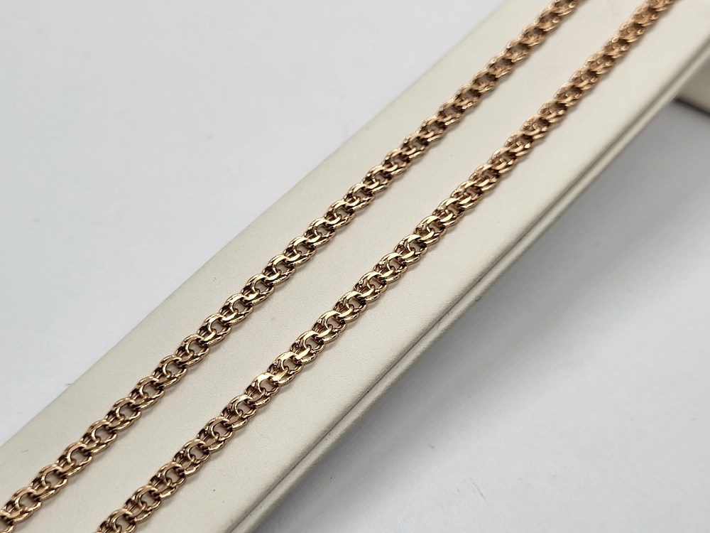 ЦЕПЬ ПУСТОТЕЛАЯ Бисмарк (Au 585)