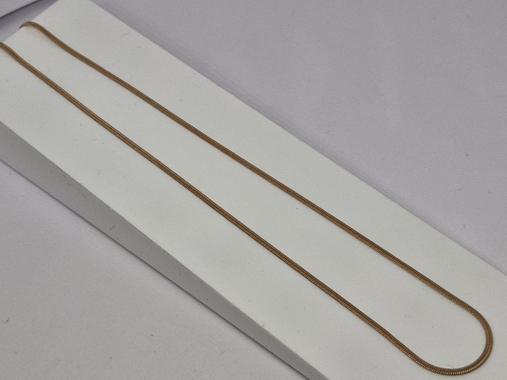 ЦЕПЬ ПОЛНОВЕСНАЯ Снейк плоский (Au 585)