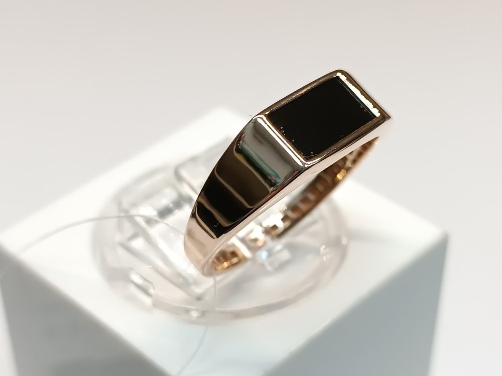 КОЛЬЦО ПЕЧАТКА с камнем (Au 585)