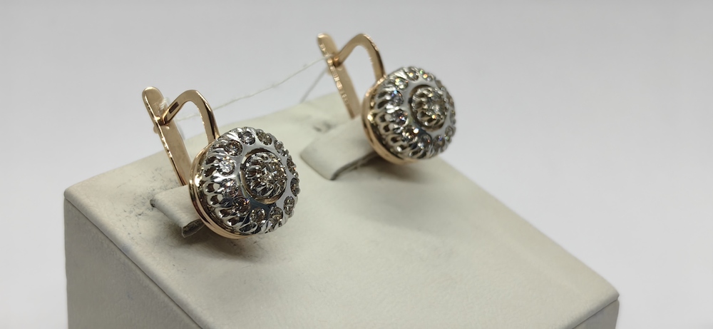 СЕРЬГИ БРИЛЛИАНТ (Au 585)