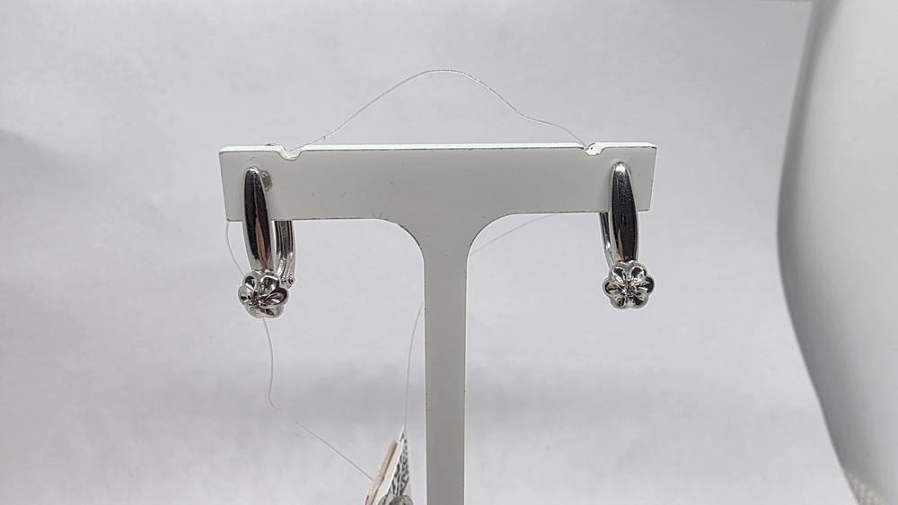 СЕРЬГИ БРИЛЛИАНТ (Ag 925)