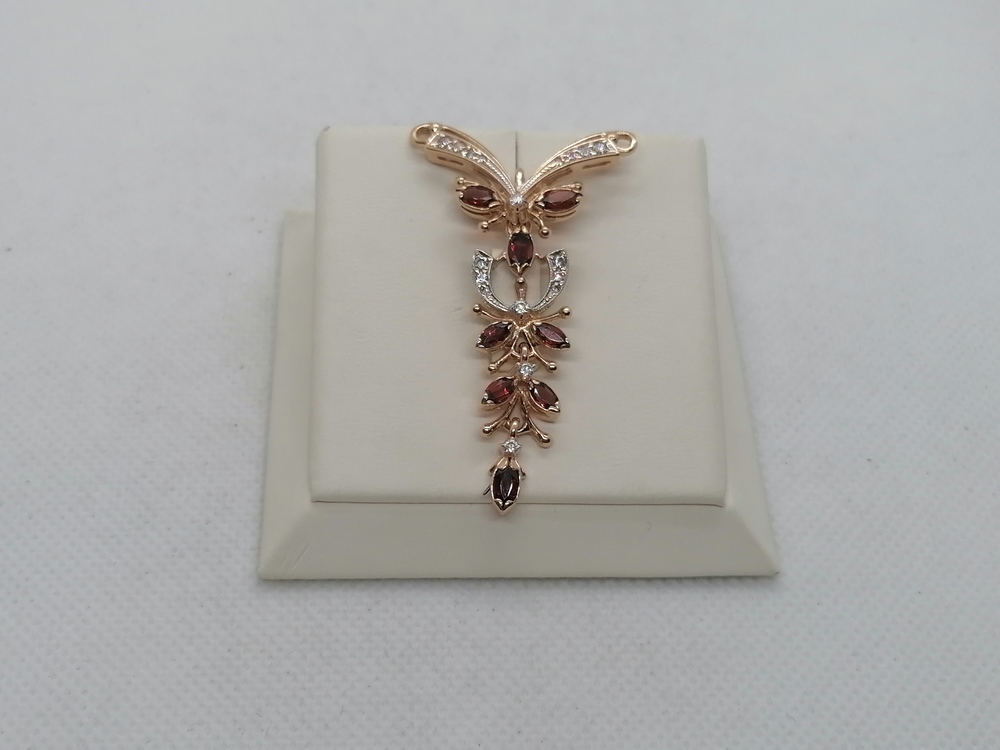 ПОДВЕСКА С КАМНЯМИ (Au 585)