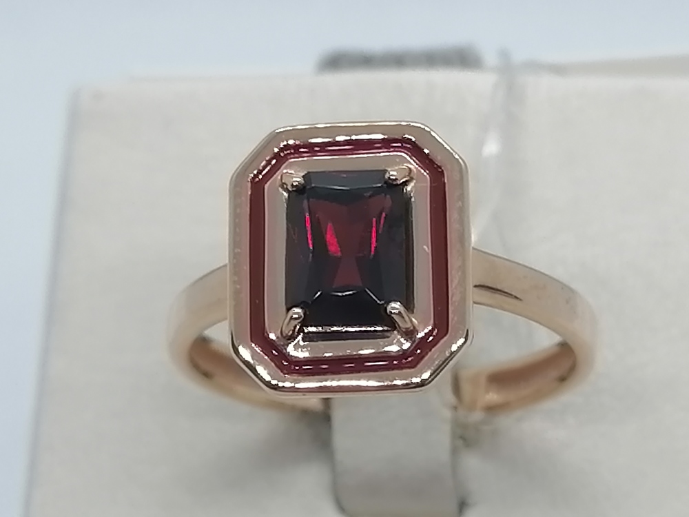 КОЛЬЦО ГРАНАТ (Au 585)