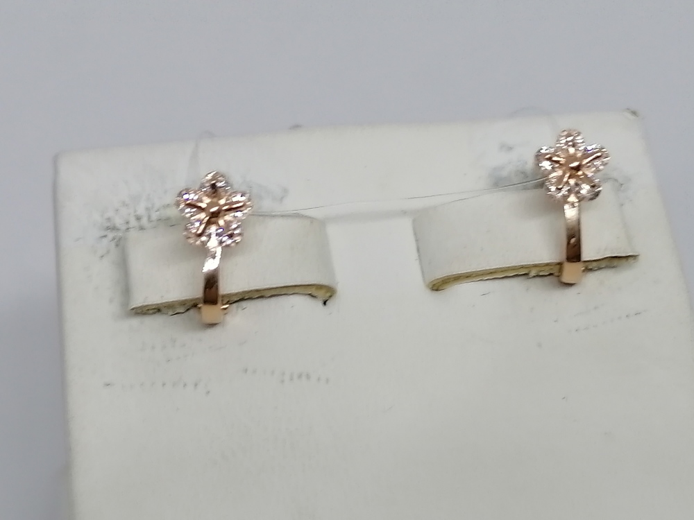 СЕРЬГИ С КАМНЯМИ (Au 585)