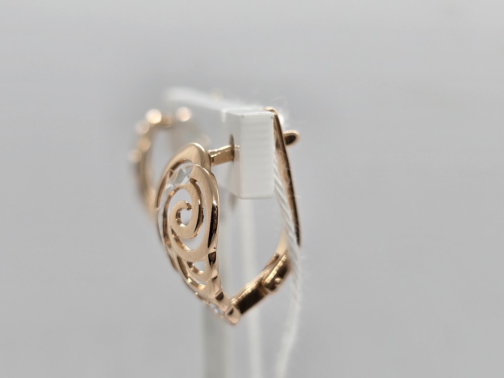 СЕРЬГИ БЕЗ КАМНЯ (Au 585)