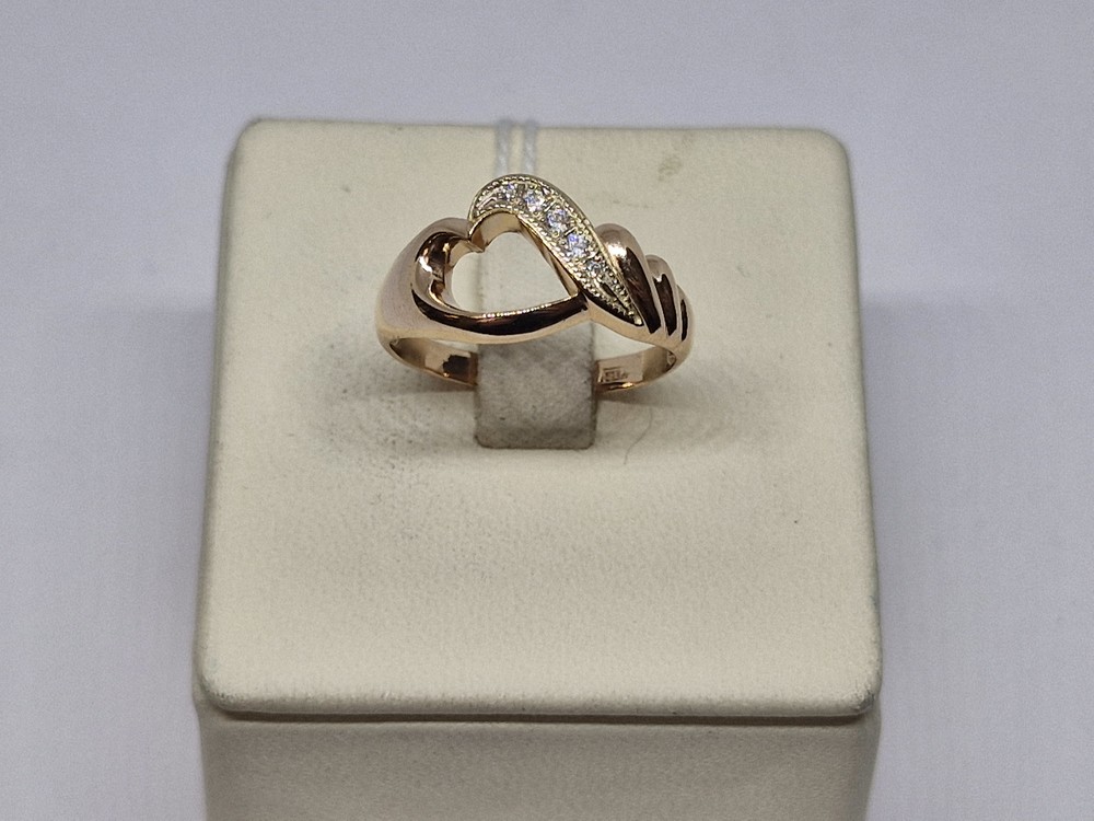 КОЛКМИ585 КОЛЬЦО С КАМНЯМИ (Au 585)