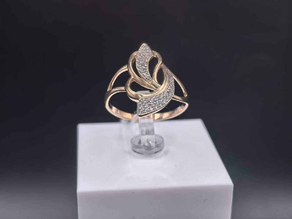КОЛКМИ585 КОЛЬЦО С КАМНЯМИ (Au 585)