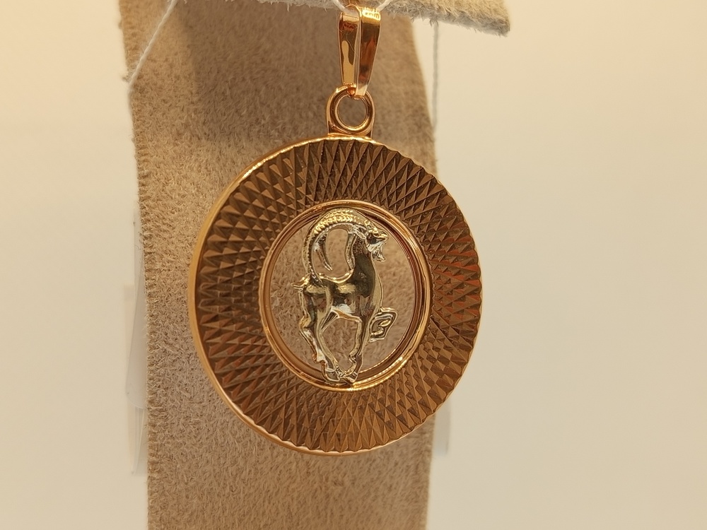 ПОДВЕСКА ЗНАК ЗОДИАКА КОЗЕРОГ (Au 585)