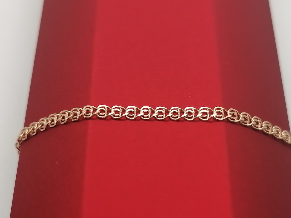 7040270-19 БРАСЛЕТ ПОЛНОВЕСНЫЙ Лав (Au 585)