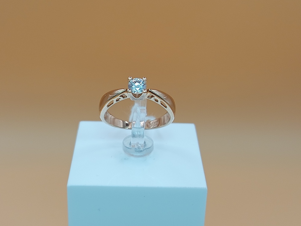 КОЛЬЦО С КАМНЕМ (Au 585)