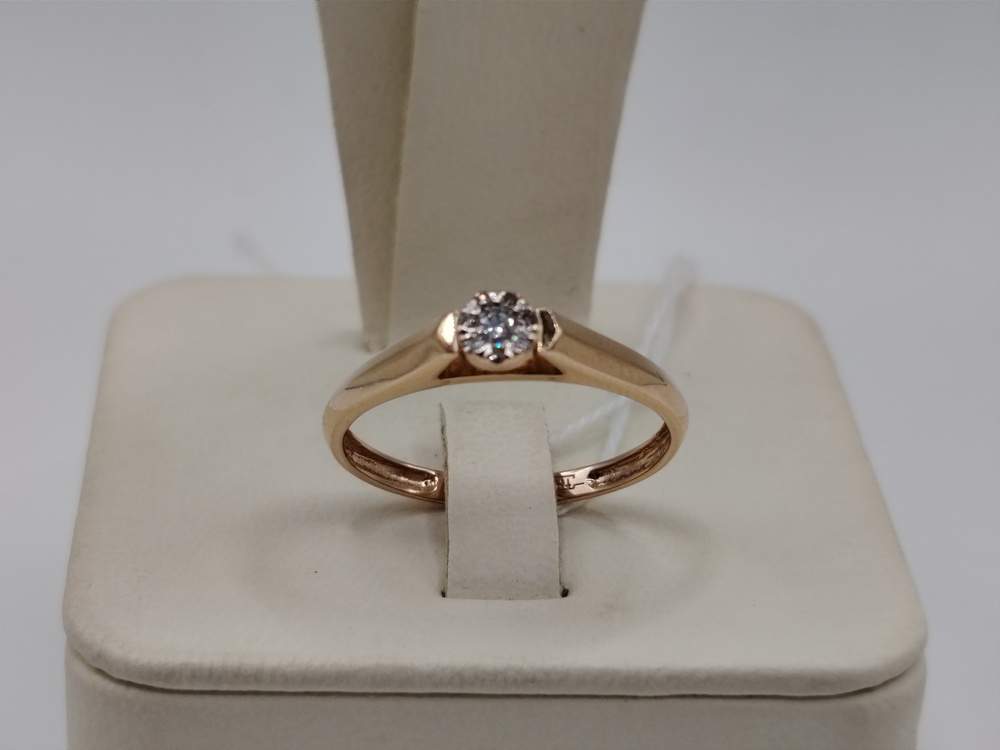 КОЛЬЦО БРИЛЛИАНТ Au 585