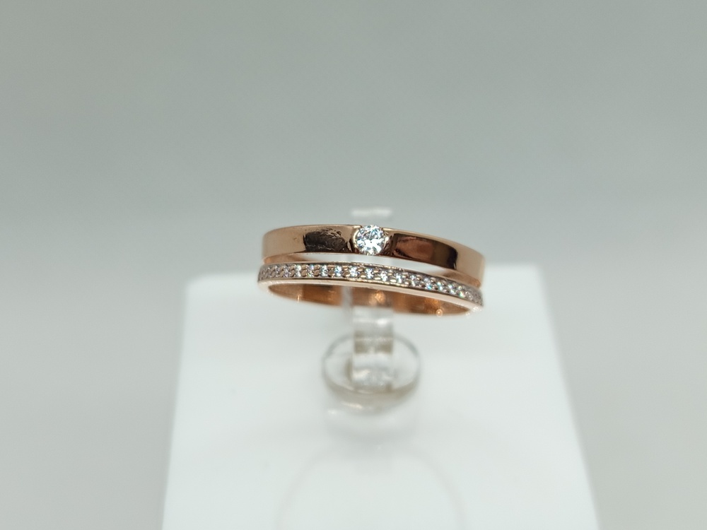 КОЛКМИ585 КОЛЬЦО С КАМНЯМИ (Au 585)