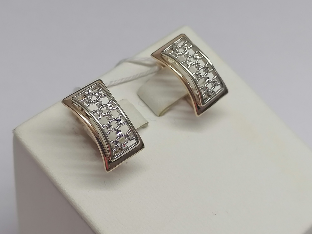 СЕРЬГИ БЕЗ КАМНЯ (Au 585)