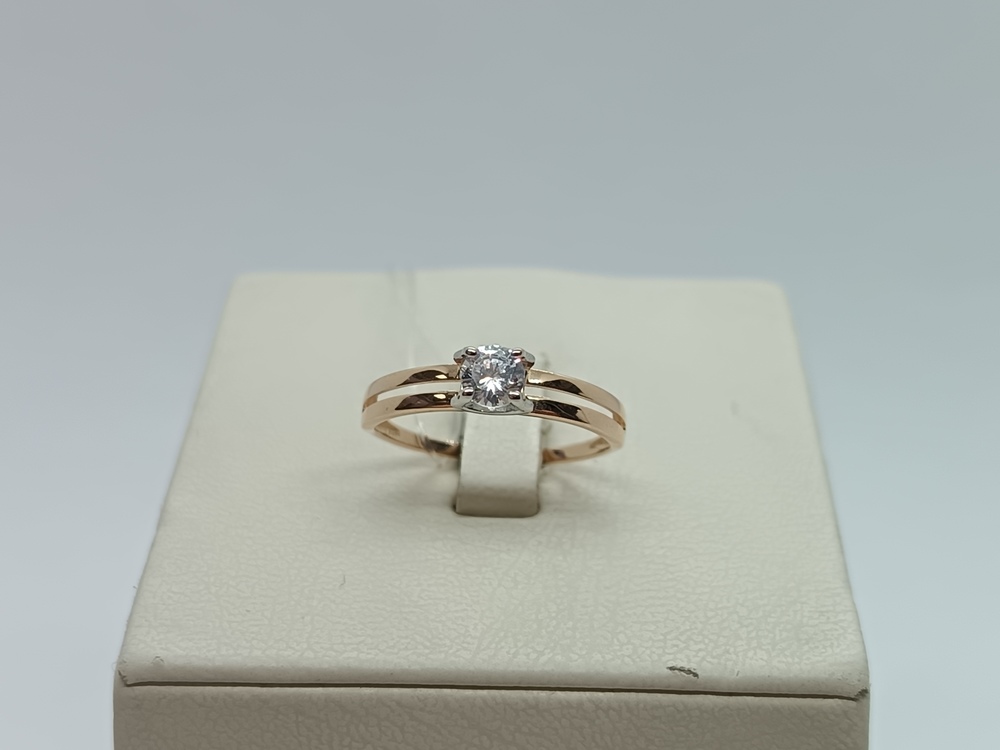 КОЛЬЦО С КАМНЕМ (Au 585)