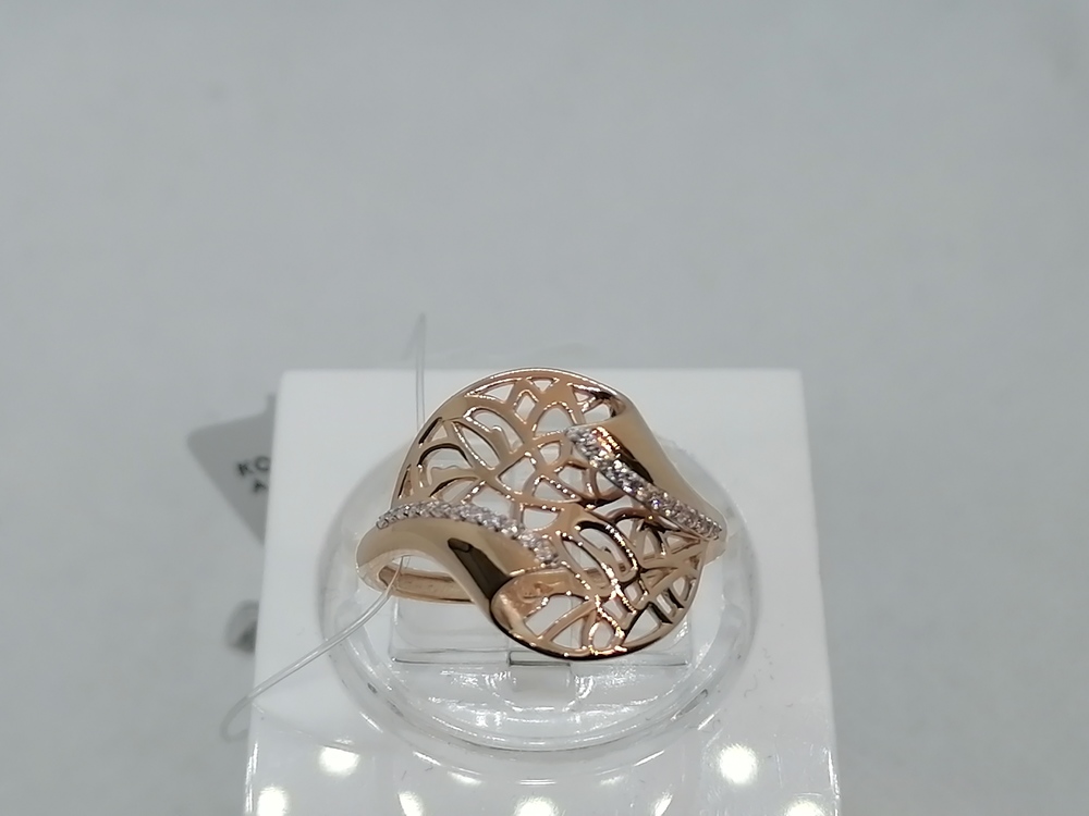 КОЛЬЦО С КАМНЯМИ (Au 585)