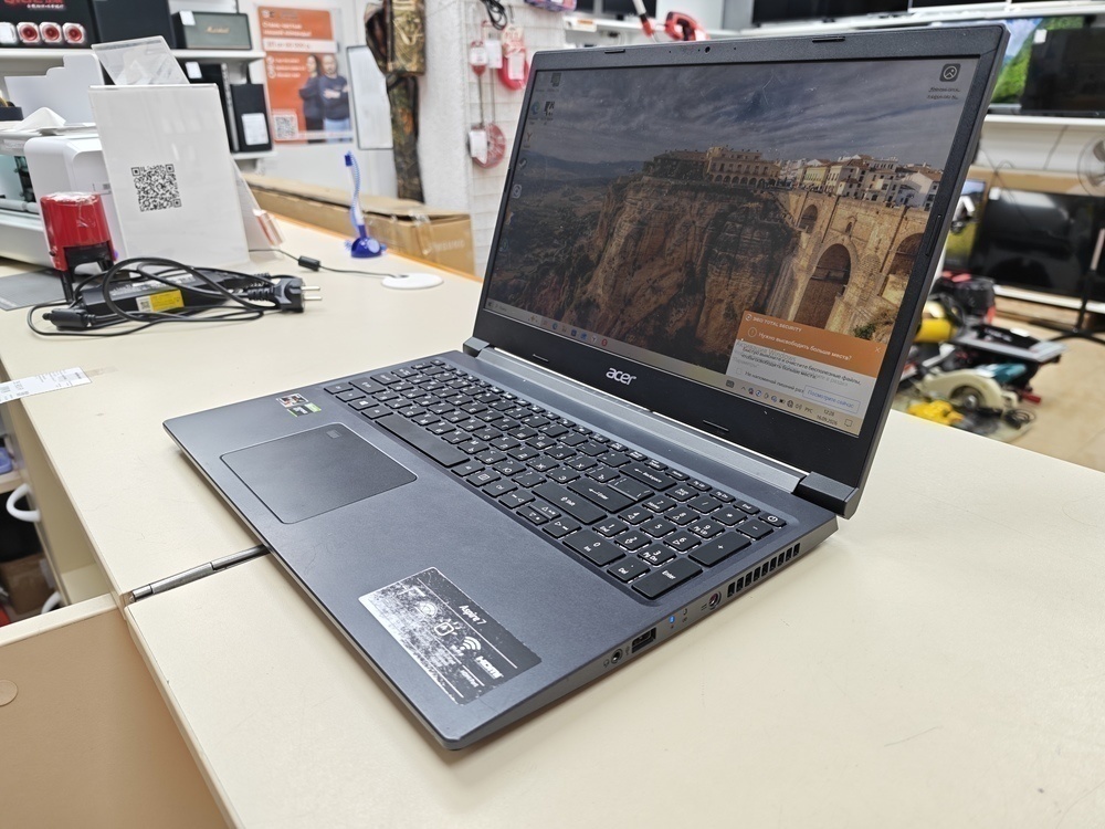 Ноутбук Acer; Ryzen 5-5500U, GeForce GTX 1650, 8 Гб, 256 Гб, Нет