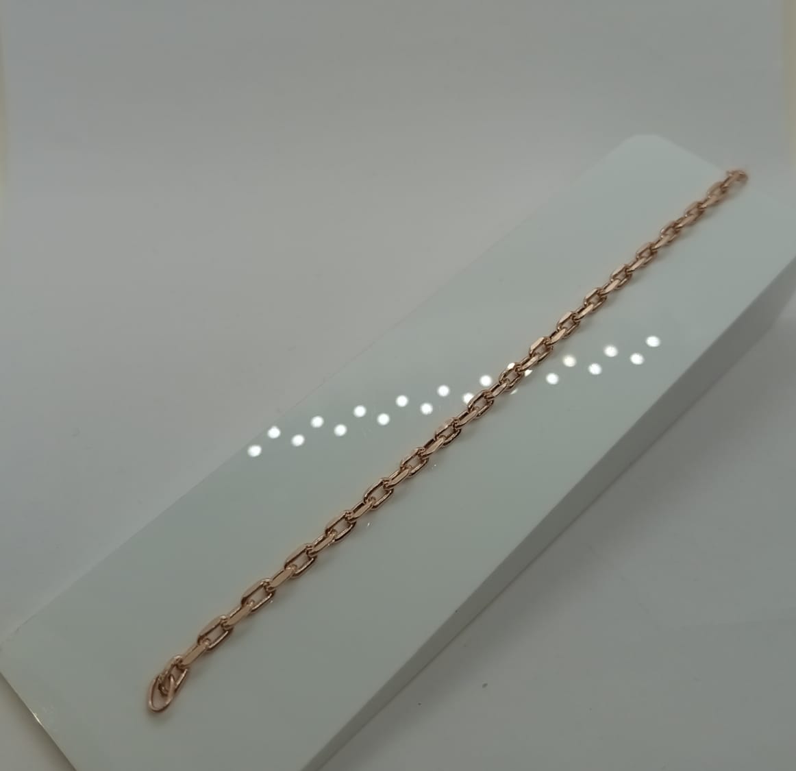 БРАСЛЕТ ПУСТОТЕЛЫЙ Якорное (Au 585)