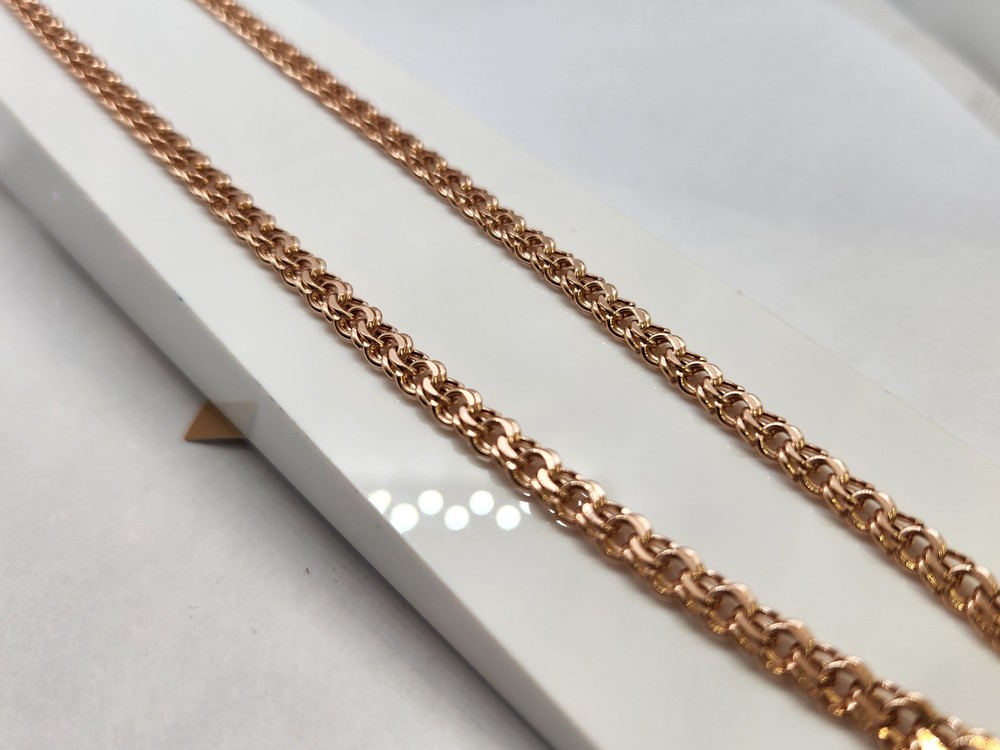 ЦЕПЬ ПУСТОТЕЛАЯ Бисмарк (Au 585)