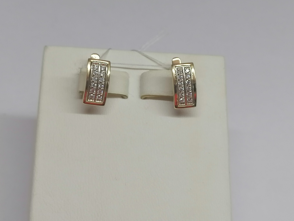 СЕРЬГИ С КАМНЯМИ (Au 585)