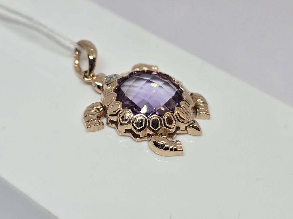 ПОДВЕСКА С КАМНЯМИ (Au 585)