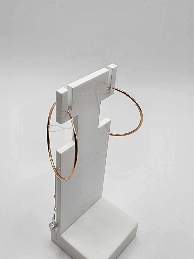 СЕРЬГИ КОНГО без камня (Au 585)