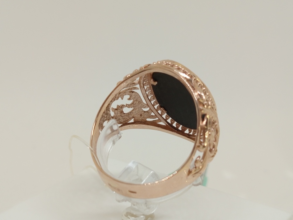 1020028 КОЛЬЦО ПЕЧАТКА с камнем (Au 585)