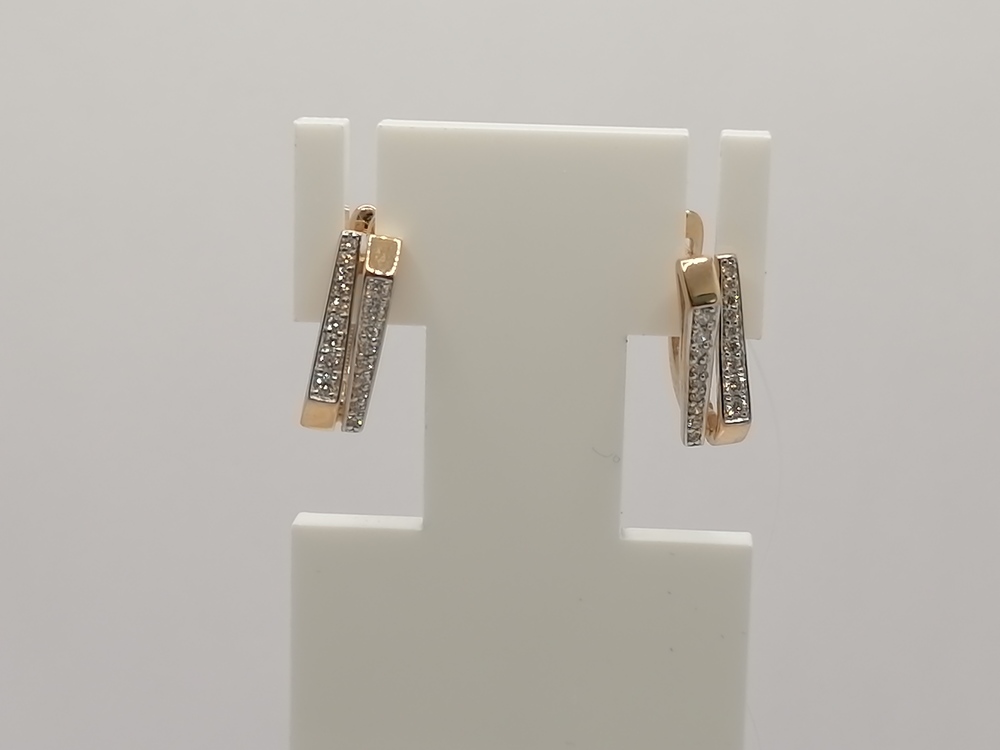 СЕРЬГИ БРИЛЛИАНТ (Au 585)